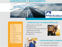 Tablet Screenshot of construccionymantenimiento.com